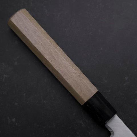 Yanagiba Blue Steel #2 Kasumi Manche en Buffle et Magnolia 330mm-[Musashi]-[Couteaux de cuisine japonais]