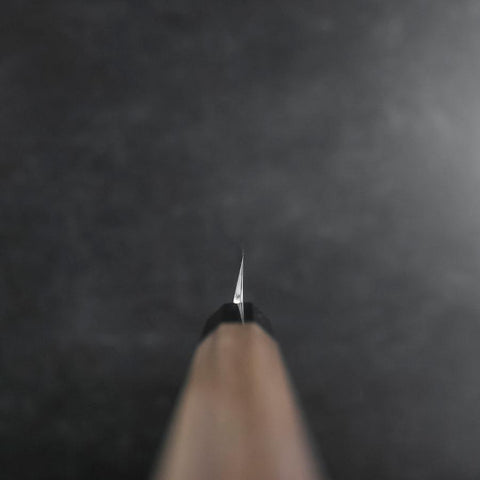 Yanagiba Blue Steel #2 Kasumi Manche en Noyer 180mm-[Musashi]-[Couteaux de cuisine japonais]