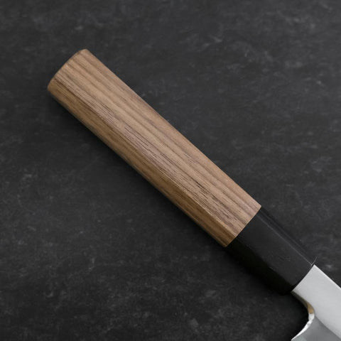 Yanagiba Blue Steel #2 Kasumi Manche en Noyer 180mm-[Musashi]-[Couteaux de cuisine japonais]