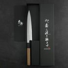 Yanagiba Blue Steel #2 Kasumi Manche en Noyer 180mm-[Musashi]-[Couteaux de cuisine japonais]