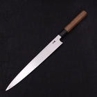 Yanagiba Blue Steel #2 Kasumi Manche en Noyer 270mm-[Musashi]-[Couteaux de cuisine japonais]