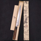 Yanagiba Blue Steel #2 Kasumi Manche en Noyer 270mm-[Musashi]-[Couteaux de cuisine japonais]