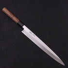 Yanagiba Blue Steel #2 Kasumi Manche en Noyer 270mm-[Musashi]-[Couteaux de cuisine japonais]