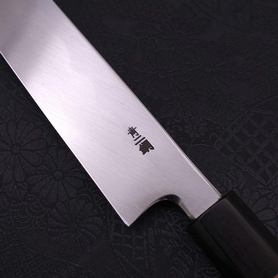 Yanagiba Blue Steel #2 Kasumi Walnut Handle 300mm (11.8”)-[Musashi]-[Japanese-Kitchen-Knives]