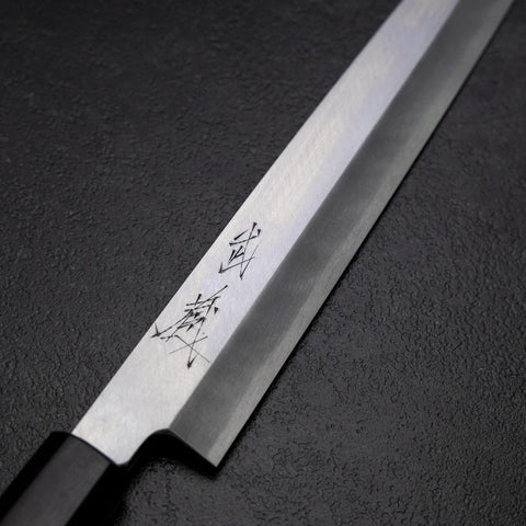 Yanagiba Blue Steel #2 Kasumi Manche en Noyer 300mm-[Musashi]-[Couteaux de cuisine japonais]