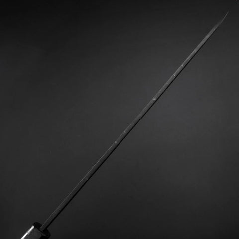 Yanagiba Blue Steel #2 Kurouchi Buffalo Ebony Handle 240mm-[Musashi]-[Japanese-Kitchen-Knives]