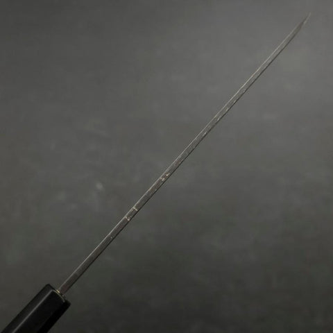 Yanagiba Blue Steel #2 Kurouchi Chokin Sakura-Fuji Manche en Buffle et Ébène 210mm-[Musashi]-[Couteaux de cuisine japonais]
