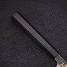 Yanagiba Blue Steel #2 Kurouchi Chokin Sakura-Fuji Manche en Buffle et Ébène 240mm-[Musashi]-[Couteaux de cuisine japonais]
