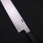 Yanagiba Blue Steel #2 Kurouchi Chokin Sakura-Fuji Manche en Buffle et Ébène 270mm-[Musashi]-[Couteaux de cuisine japonais]