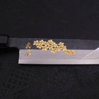 Yanagiba Blue Steel #2 Kurouchi Chokin Sakura-Fuji Manche en Buffle et Ébène 270mm-[Musashi]-[Couteaux de cuisine japonais]