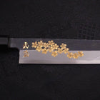 Yanagiba Blue Steel #2 Kurouchi Chokin Sakura-Fuji Manche en Buffle et Ébène 300mm-[Musashi]-[Couteaux de cuisine japonais]