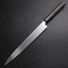 Yanagiba Blue Steel #2 Kurouchi Manche en Buffle et Bois de Wengé 270mm-[Musashi]-[Couteaux de cuisine japonais]