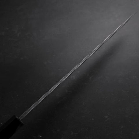 Yanagiba Blue Steel #2 Kurouchi Manche en Buffle et Bois de Wengé 270mm-[Musashi]-[Couteaux de cuisine japonais]