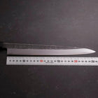 Yanagiba Blue Steel #2 Kurouchi Manche en Buffle et Bois de Wengé 270mm-[Musashi]-[Couteaux de cuisine japonais]