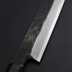 Yanagiba Blue Steel #2 Kurouchi Manche en Buffle et Ébène 200mm-[Musashi]-[Couteaux de cuisine japonais]