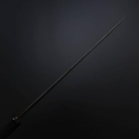 Yanagiba Blue Steel #2 Kurouchi Manche en Buffle et Ébène 200mm-[Musashi]-[Couteaux de cuisine japonais]