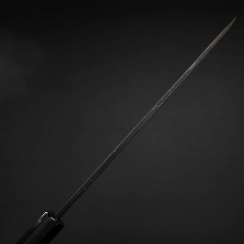 Yanagiba Blue Steel #2 Kurouchi Manche en Buffle et Ébène 210mm-[Musashi]-[Couteaux de cuisine japonais]
