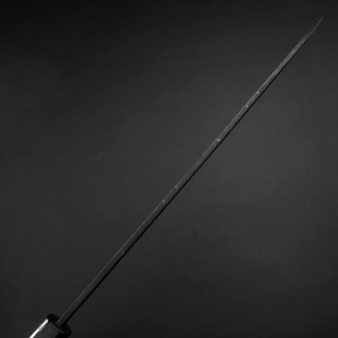 Yanagiba Blue Steel #2 Kurouchi Manche en Buffle et Ébène 240mm-[Musashi]-[Couteaux de cuisine japonais]