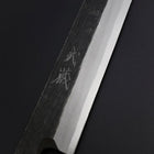 Yanagiba Blue Steel #2 Kurouchi Manche en Buffle et Ébène 260mm-[Musashi]-[Couteaux de cuisine japonais]