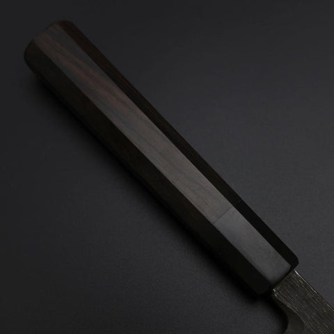 Yanagiba Blue Steel #2 Kurouchi Manche en Buffle et Ébène 260mm-[Musashi]-[Couteaux de cuisine japonais]