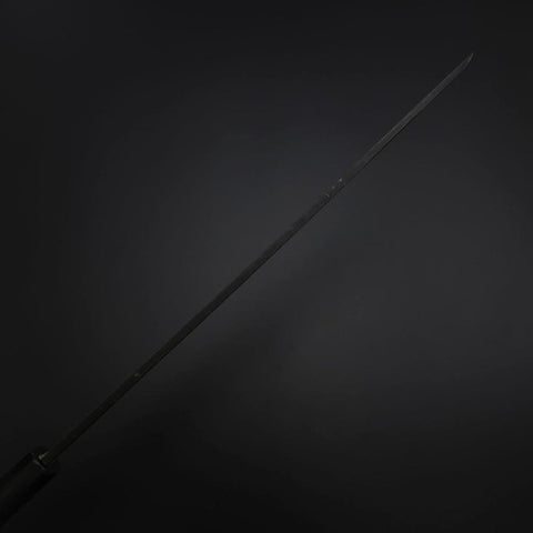 Yanagiba Blue Steel #2 Kurouchi Manche en Buffle et Ébène 300mm-[Musashi]-[Couteaux de cuisine japonais]