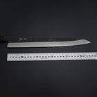 Yanagiba Blue Steel #2 Kurouchi Manche en Buffle et Ébène 300mm-[Musashi]-[Couteaux de cuisine japonais]