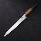 Yanagiba Blue Steel #2 Kurouchi Tsuchime Manche Yaki Urushi 240mm-[Musashi]-[Couteaux de cuisine japonais]