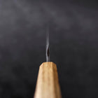 Yanagiba Blue Steel #2 Kurouchi Tsuchime Manche Yaki Urushi 240mm-[Musashi]-[Couteaux de cuisine japonais]