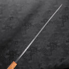 Yanagiba Blue Steel #2 Kurouchi Tsuchime Manche Yaki Urushi 300mm-[Musashi]-[Couteaux de cuisine japonais]