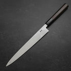 Yanagiba Blue Steel #2 Suminagashi Manche en Buffle et Ébène 240mm-[Musashi]-[Couteaux de cuisine japonais]
