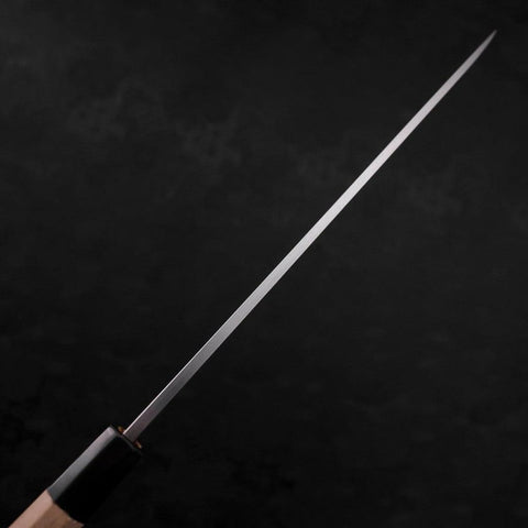 Yanagiba Blue Steel #2 Suminagashi Manche en Buffle et Magnolia 260mm-[Musashi]-[Couteaux de cuisine japonais]