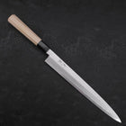Yanagiba Blue Steel #2 Suminagashi Manche en Buffle et Magnolia 260mm-[Musashi]-[Couteaux de cuisine japonais]