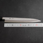 Yanagiba Blue steel #2 Damas Manche en Buffle et Ébène 210mm-[Musashi]-[Couteaux de cuisine japonais]