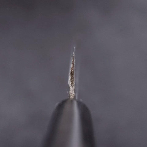 Yanagiba Blue Steel #2 Damascus Shitan Handle 240mm-[Musashi]-[Japanese-Kitchen-Knives]