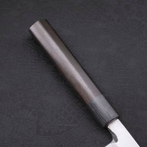 Yanagiba Blue Steel #2 Damascus Shitan Handle 240mm-[Musashi]-[Japanese-Kitchen-Knives]