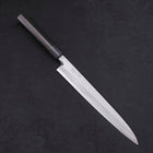 Yanagiba Blue Steel #2 Damascus Shitan Handle 240mm-[Musashi]-[Japanese-Kitchen-Knives]