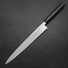 Yanagiba Blue Steel #2 Suminagashi Buffalo Ebony Handle 270mm-[Musashi]-[Japanese-Kitchen-Knives]