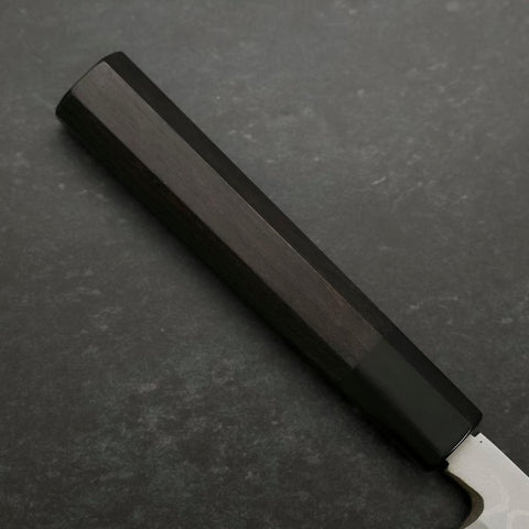 Yanagiba Blue Steel #2 Suminagashi Buffalo Ebony Handle 270mm-[Musashi]-[Japanese-Kitchen-Knives]