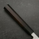 Yanagiba Blue steel #2 Suminagashi Manche en Buffle et Ébène 300mm-[Musashi]-[Couteaux de cuisine japonais]