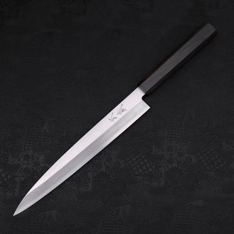 Yanagiba Gaucher AUS-10 Manche Ébène 240mm-[Musashi]-[Couteaux de cuisine japonais]