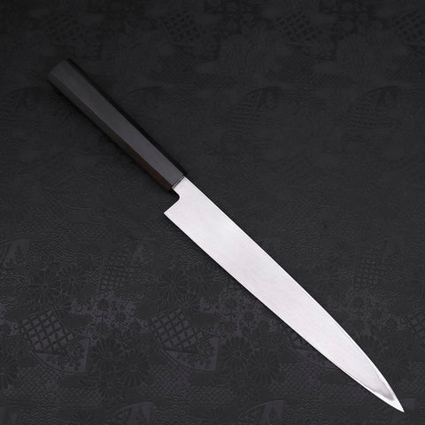 Yanagiba Gaucher AUS-10 Manche en Ébène 240mm-[Musashi]-[Couteaux de cuisine japonais]