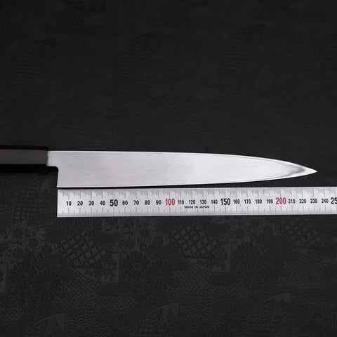 Yanagiba Gaucher AUS-10 Manche en Ébène 240mm-[Musashi]-[Couteaux de cuisine japonais]