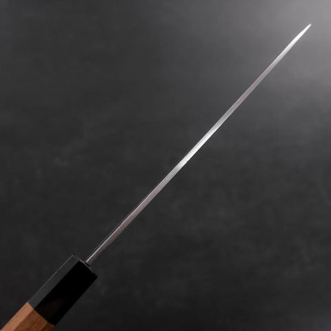 Yanagiba Gaucher AUS-10 Poli Manche en Buffle et Bois de Teck 210mm-[Musashi]-[Couteaux de cuisine japonais]