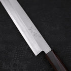 Yanagiba Gaucher AUS-10 Poli Manche en Ébène 240mm-[Musashi]-[Couteaux de cuisine japonais]