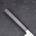 Yanagiba Gaucher AUS-10 Poli Manche en Ébène 240mm-[Musashi]-[Couteaux de cuisine japonais]