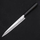 Yanagiba Gaucher Silver Steel #3 Kasumi Manche en Buffle et Ébène 210mm-[Musashi]-[Couteaux de cuisine japonais]