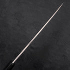 Yanagiba Gaucher Silver Steel #3 Kasumi Manche en Buffle et Ébène 240mm-[Musashi]-[Couteaux de cuisine japonais]
