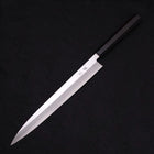 Yanagiba Gaucher Silver Steel #3 Kasumi Manche en Buffle et Ébène 300mm-[Musashi]-[Couteaux de cuisine japonais]