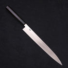 Yanagiba Gaucher Silver Steel #3 Kasumi Manche en Buffle et Ébène 300mm-[Musashi]-[Couteaux de cuisine japonais]