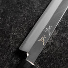 Yanagiba Gaucher Silver Steel #3 Kasumi Manche en Buffle et Magnolia 210mm-[Musashi]-[Couteaux de cuisine japonais]